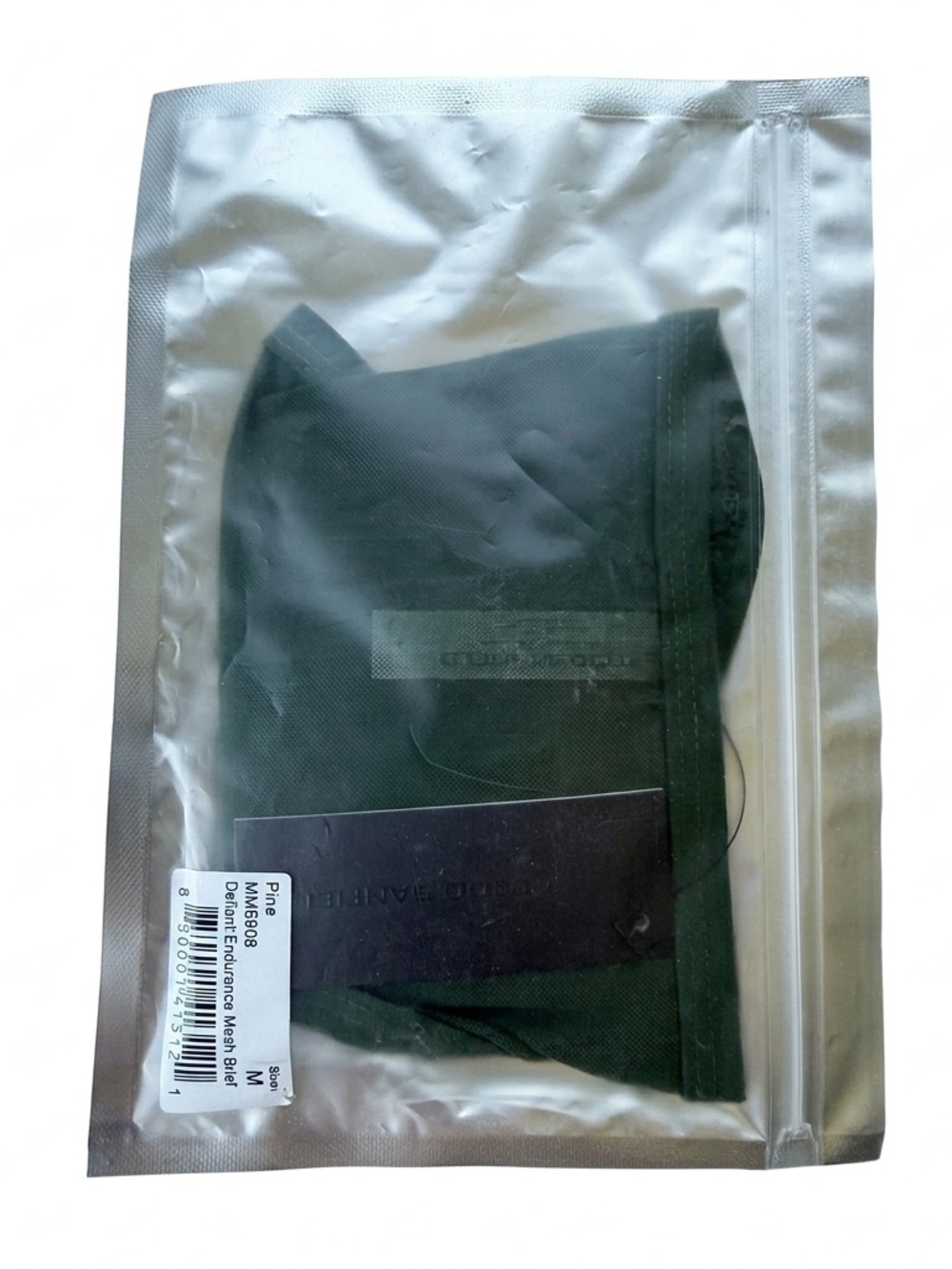 Todd Sanfield Defiant Endurance Mesh Brief Medium Pine NWT